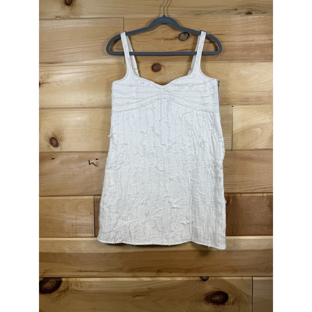 paris atelier other‎ stories Textured Mini Dress White Women’s Size 2 NWT